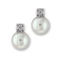 Orecchini Gemoro Donna in Oro bianco Perla OPE207BIA - OPE207BIA